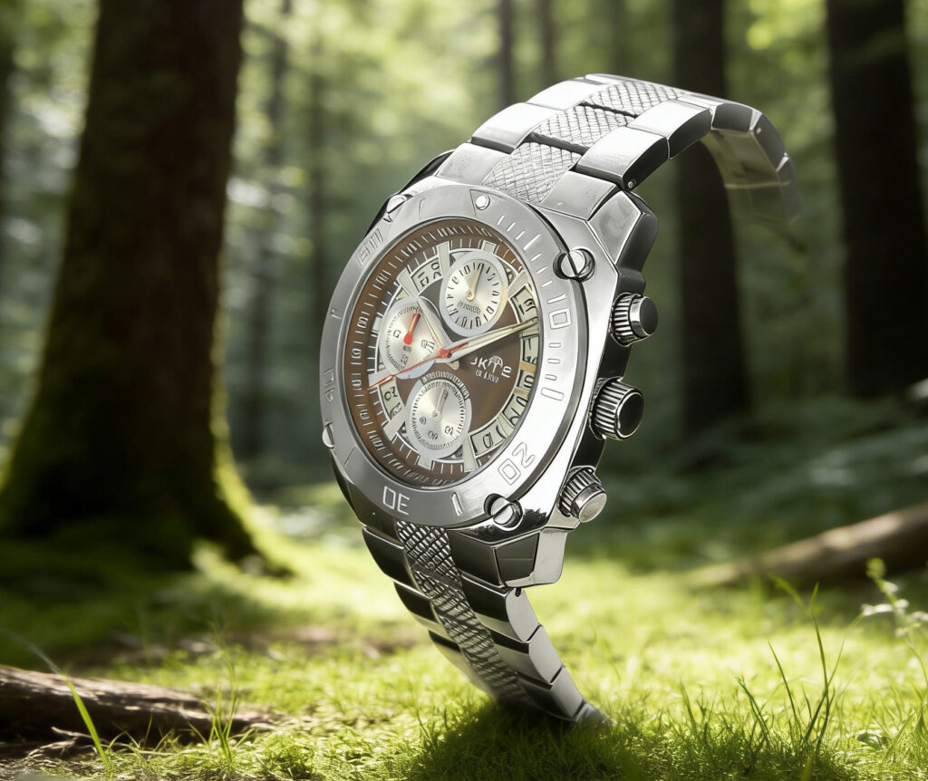 UF-113 custom stainless steel chronograph watch OEM China