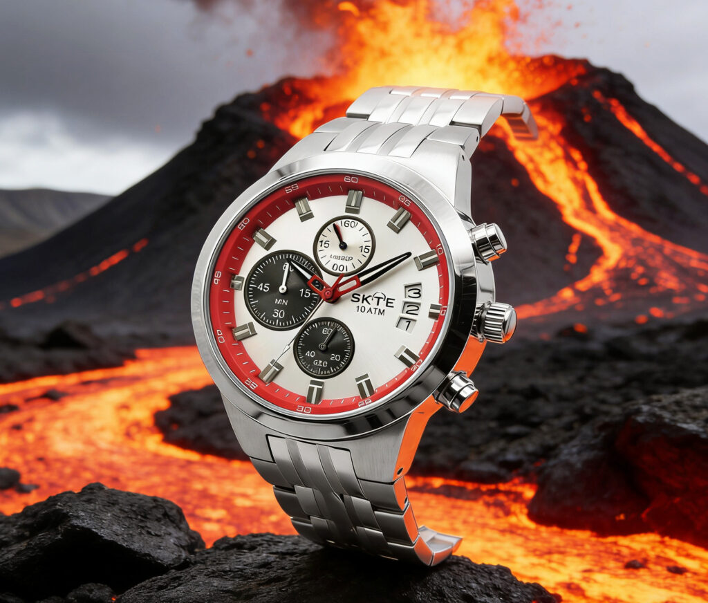 UF-116 custom stainless steel chronograph watch OEM China