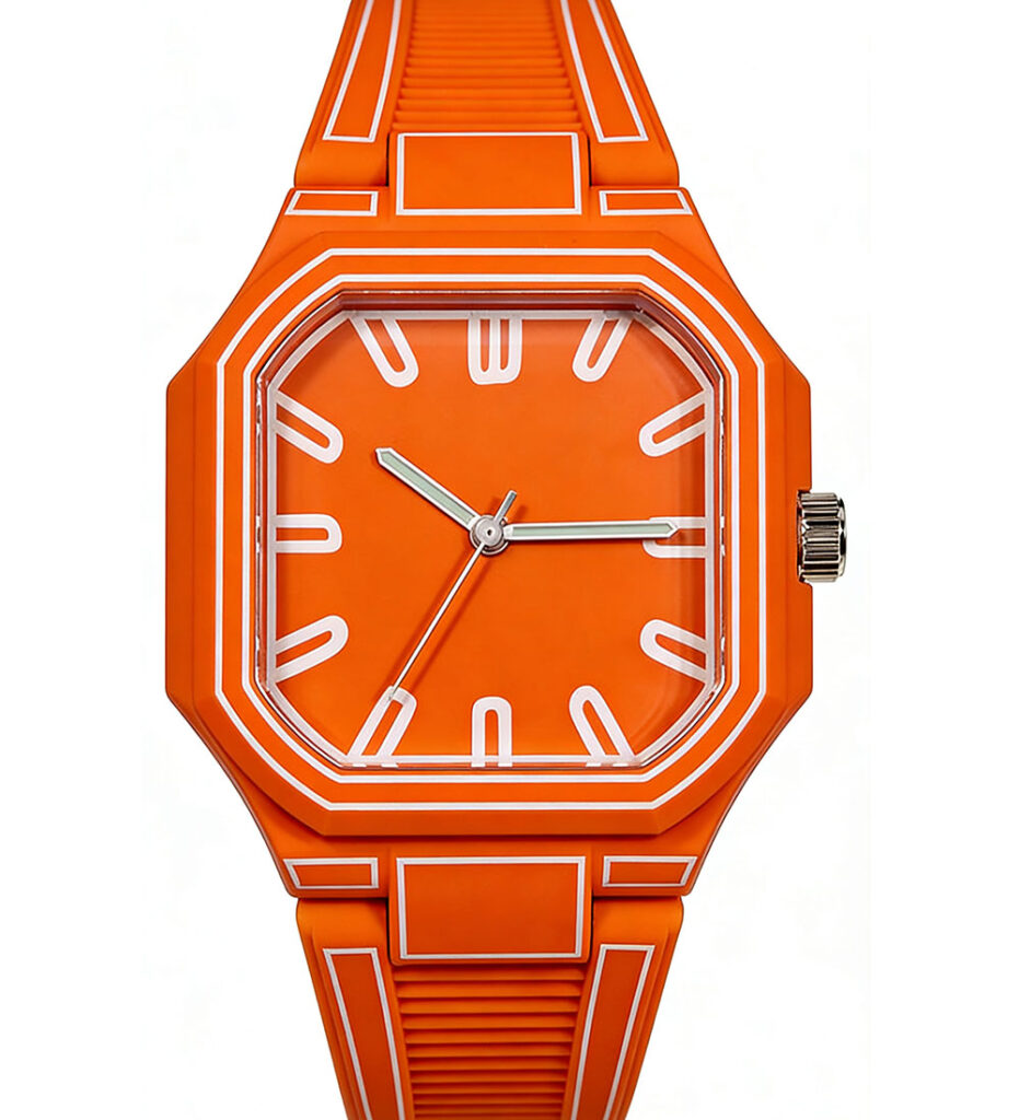 UF-305-2c custom plastic fashion watch OEM China